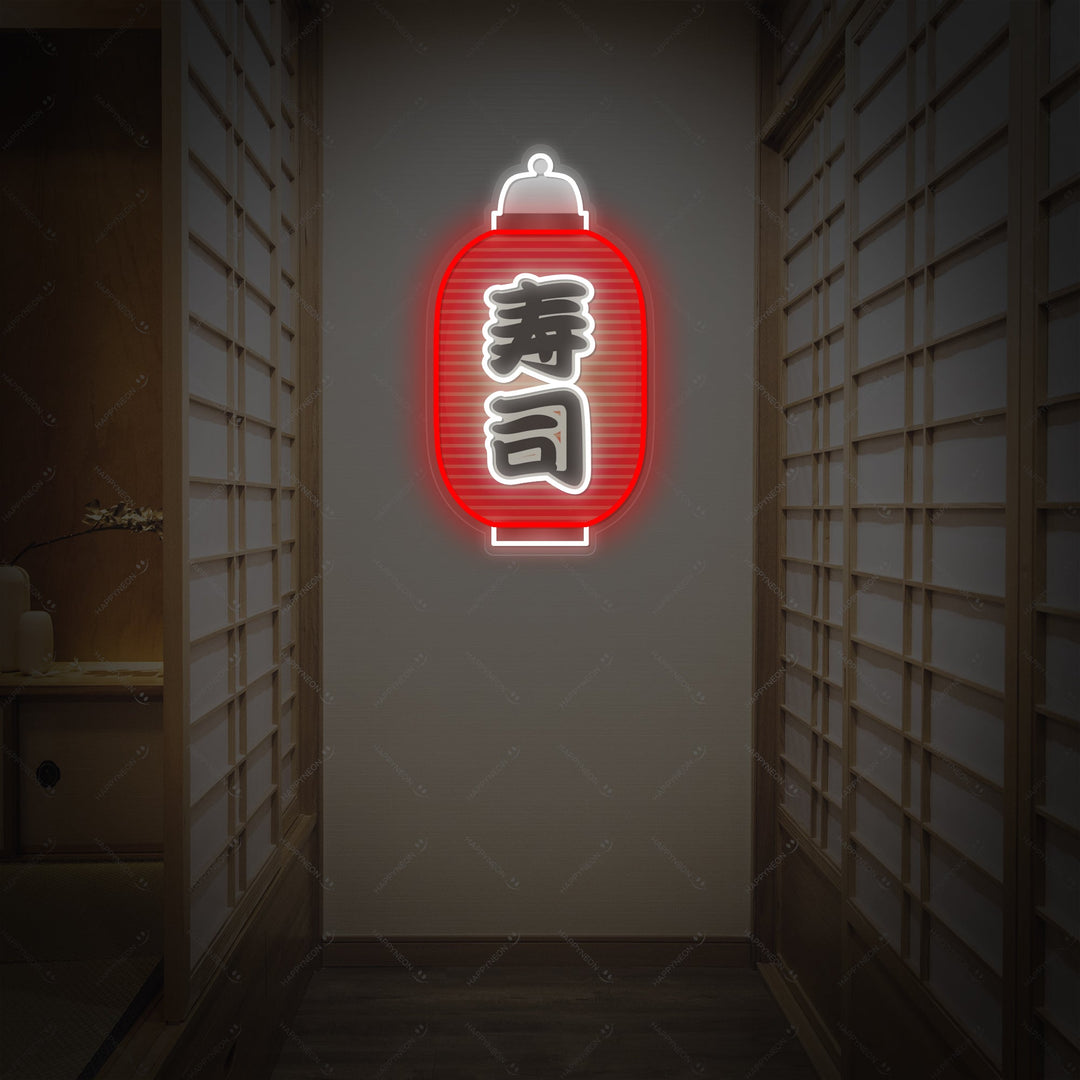 Sushi Neonskilt, Japansk restaurant indretning