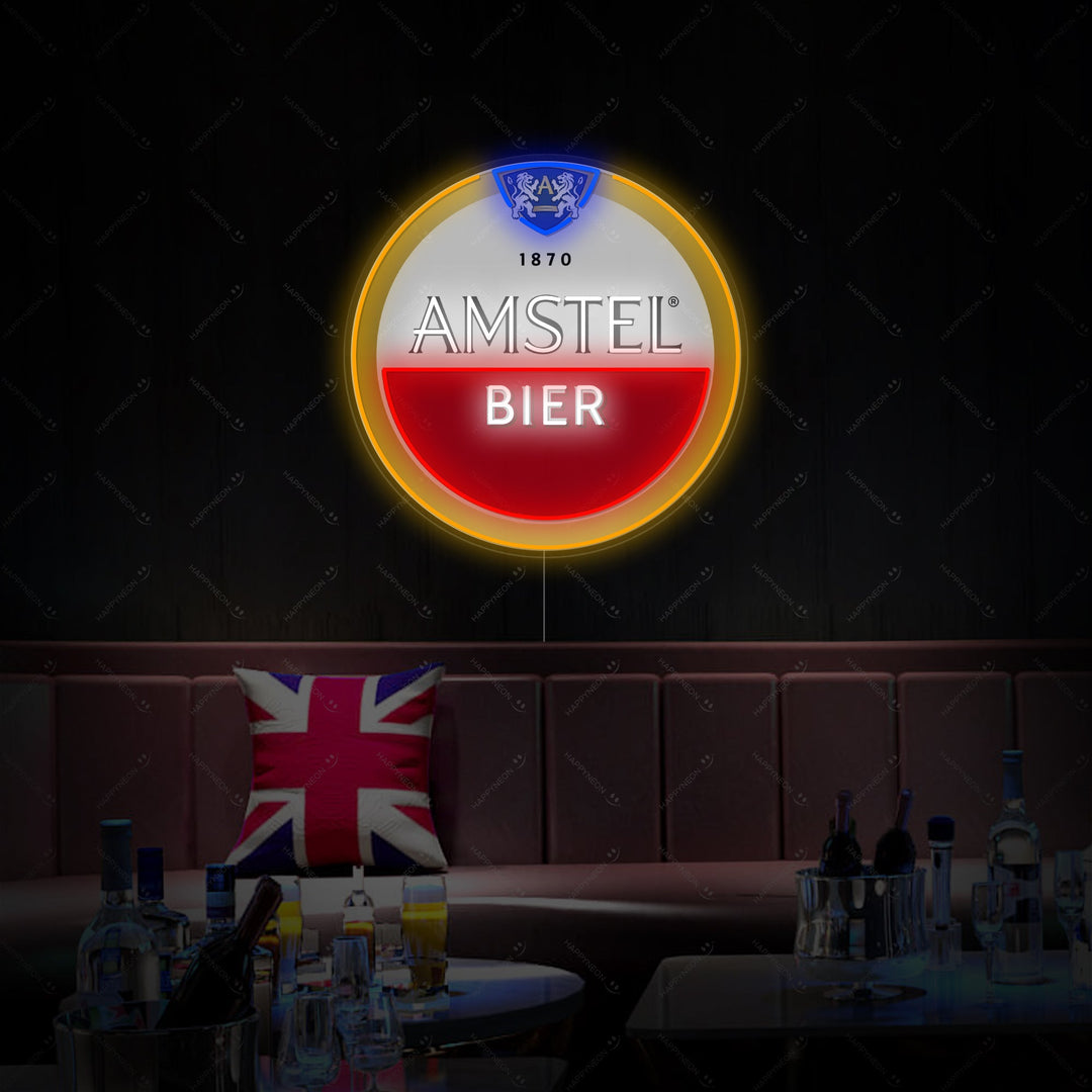 "Amstel logo" Neonskilt