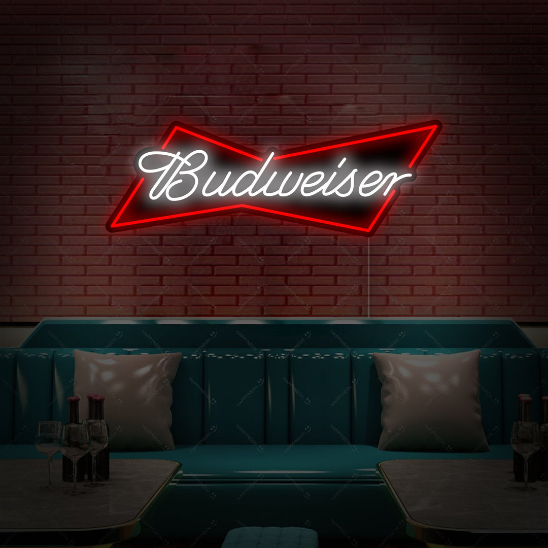 "Bud Bowtie" Neonskilt