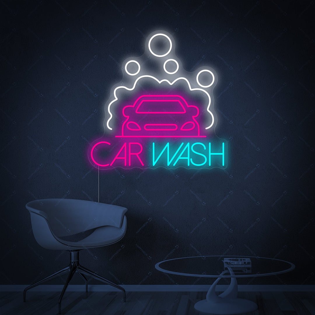 "Car Wash" Neonskilt