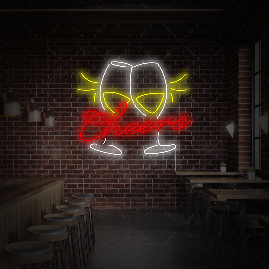 "Cheers" Neonskilt
