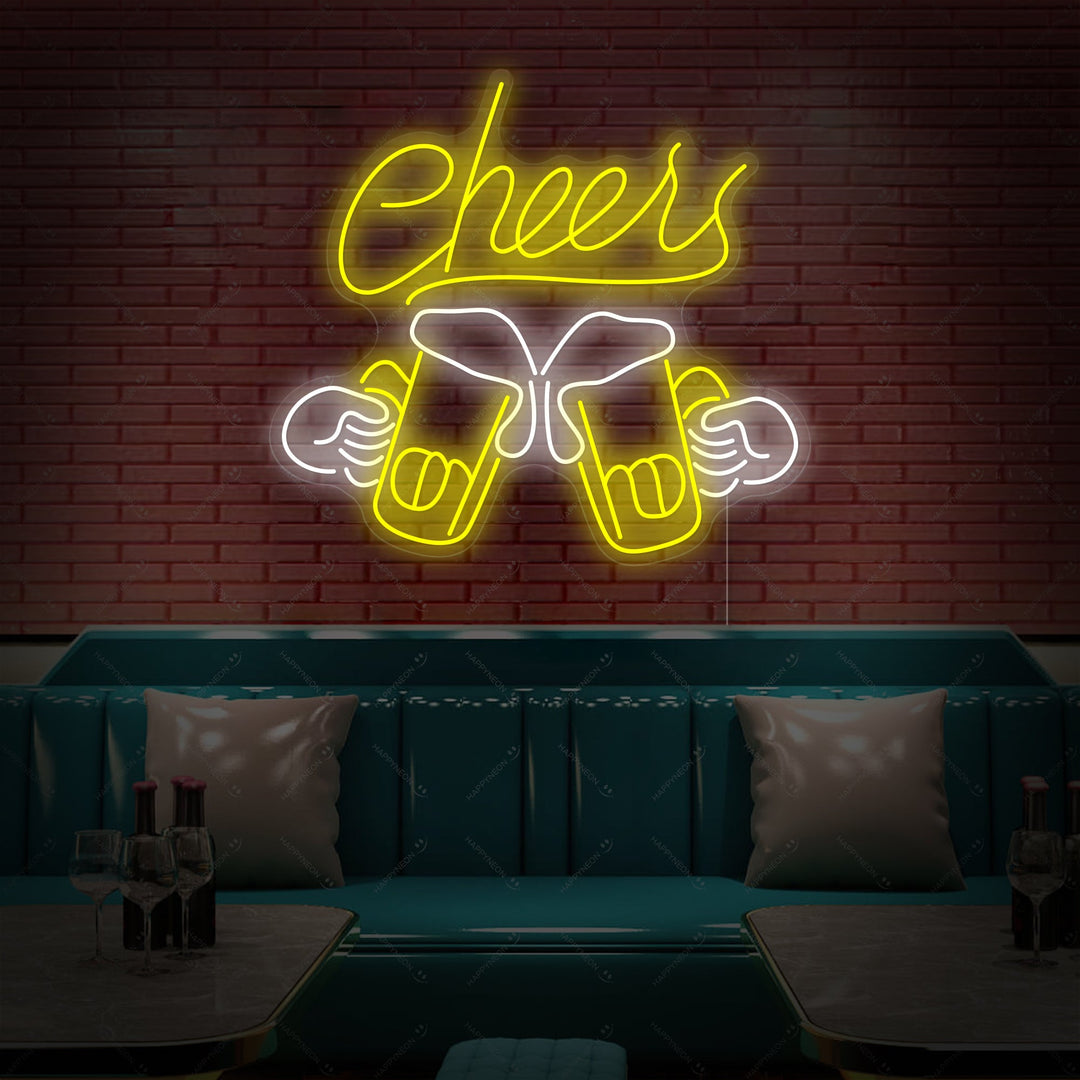 "Cheers" Neonskilt