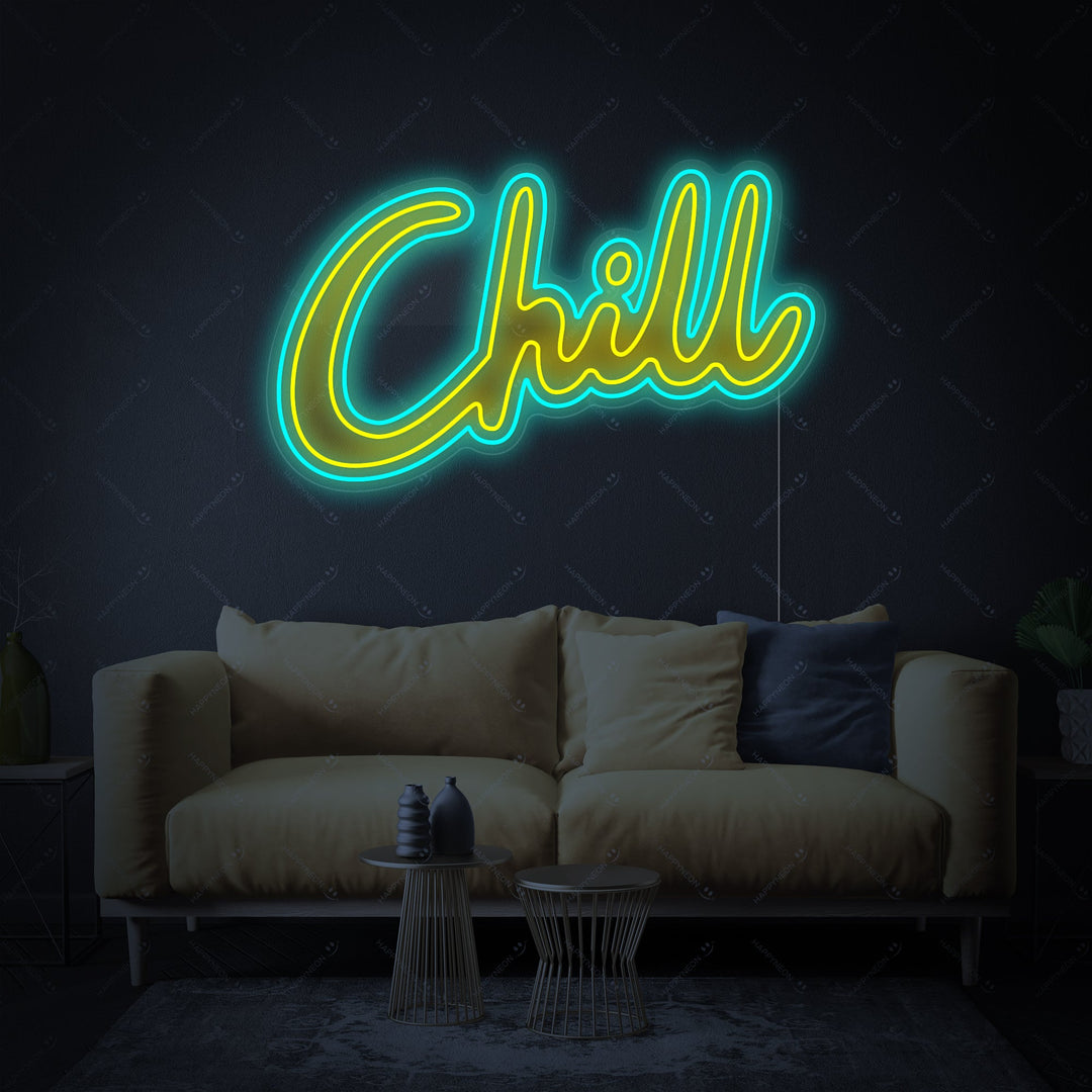 "Chill" Neonskilt