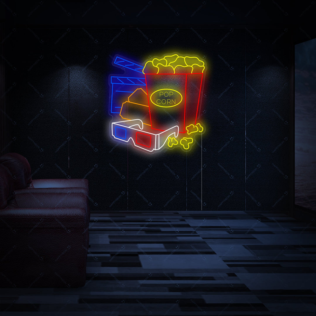 "Biograf Filmtid" Neonskilt