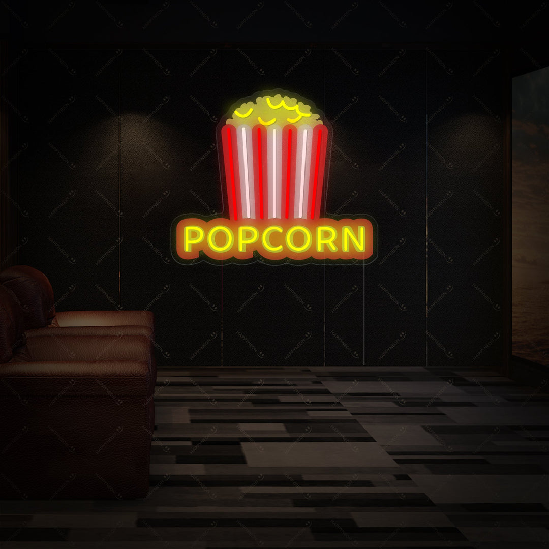 "popcorn" Neonskilt