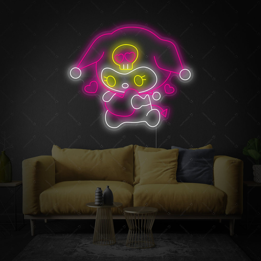 "Sød Kuromi" Neonskilt