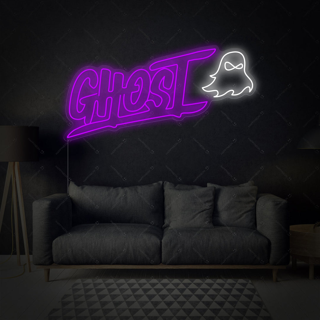 "Ghost" Neonskilt