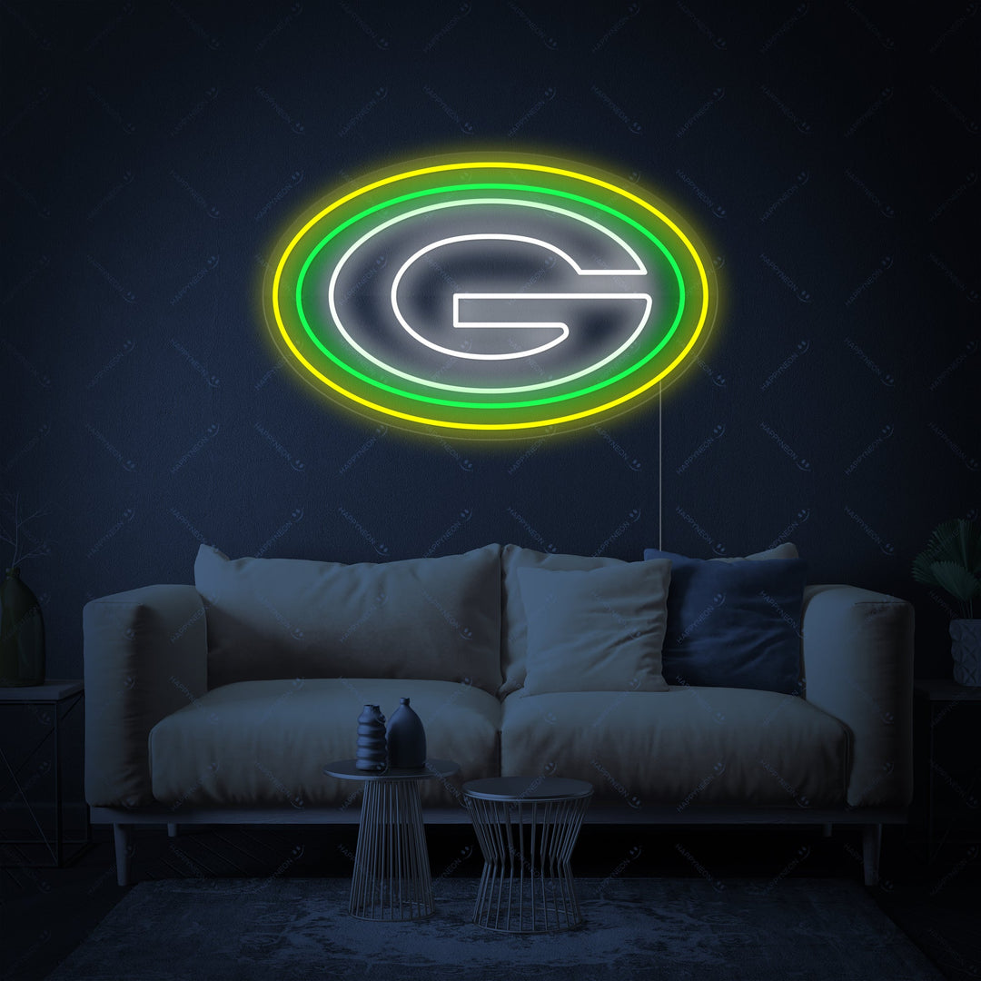 "Green Bay Packers" Neonskilt