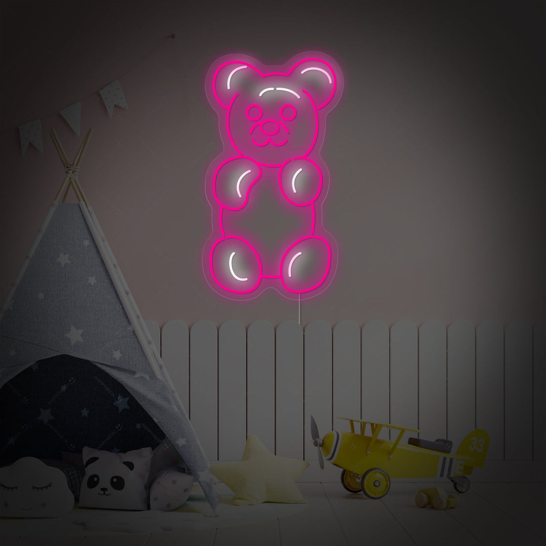 "Gummy Bear" Neonskilt