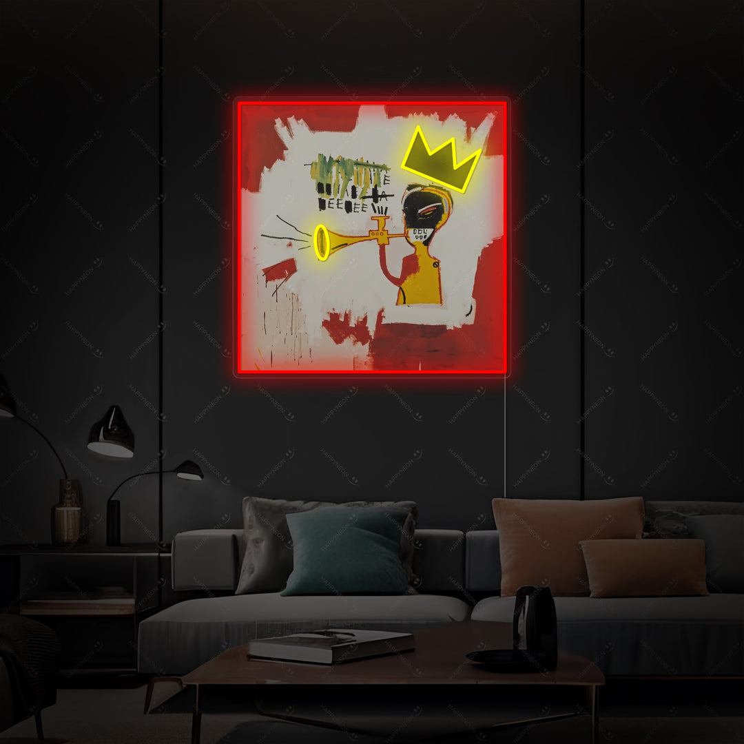 "Jean Trompet" Neonskilt