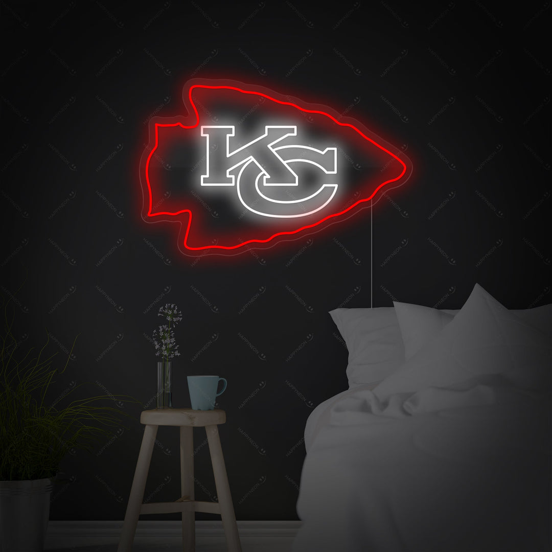 "KC Chiefs" Neonskilt