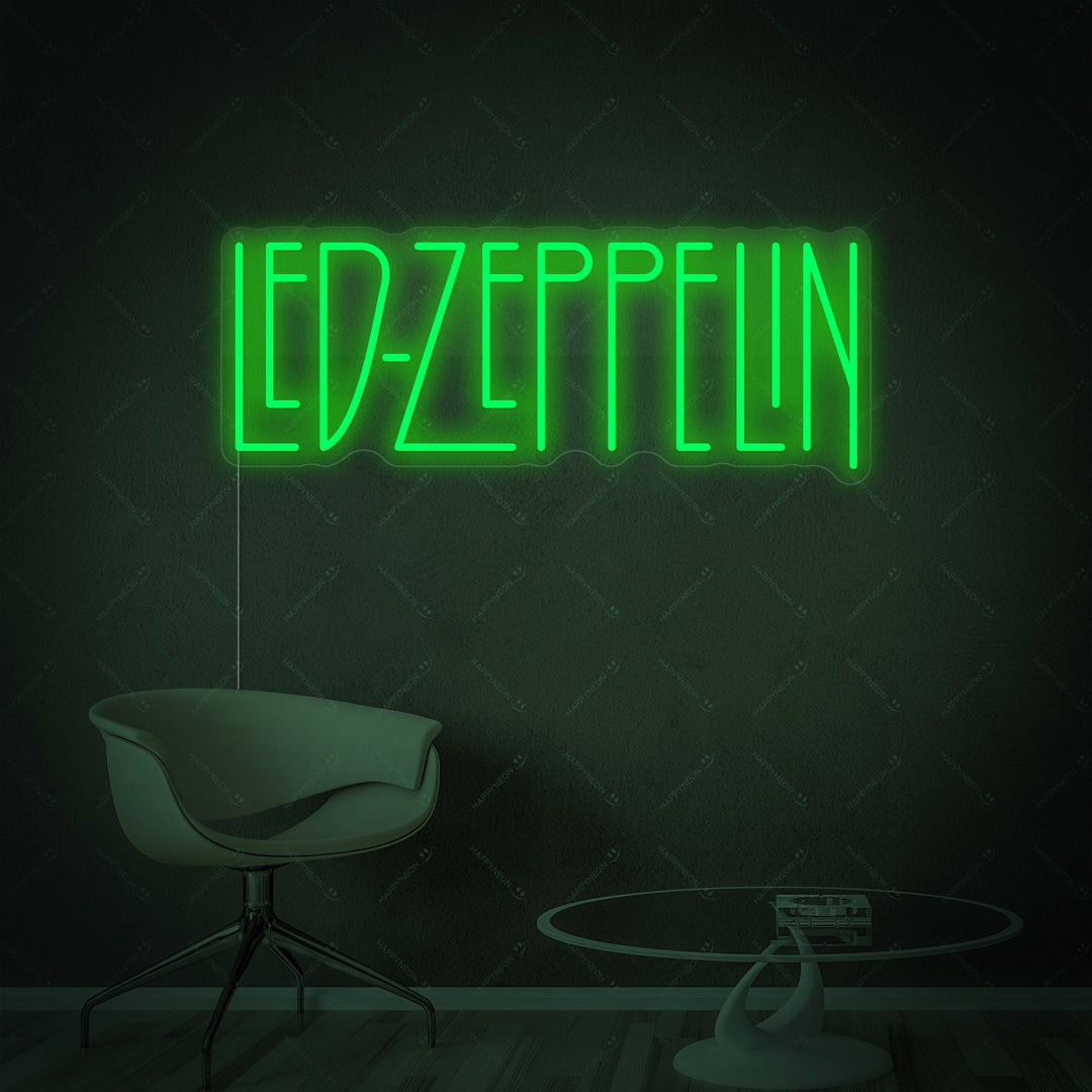 "LED Zeppelin" Neonskilt
