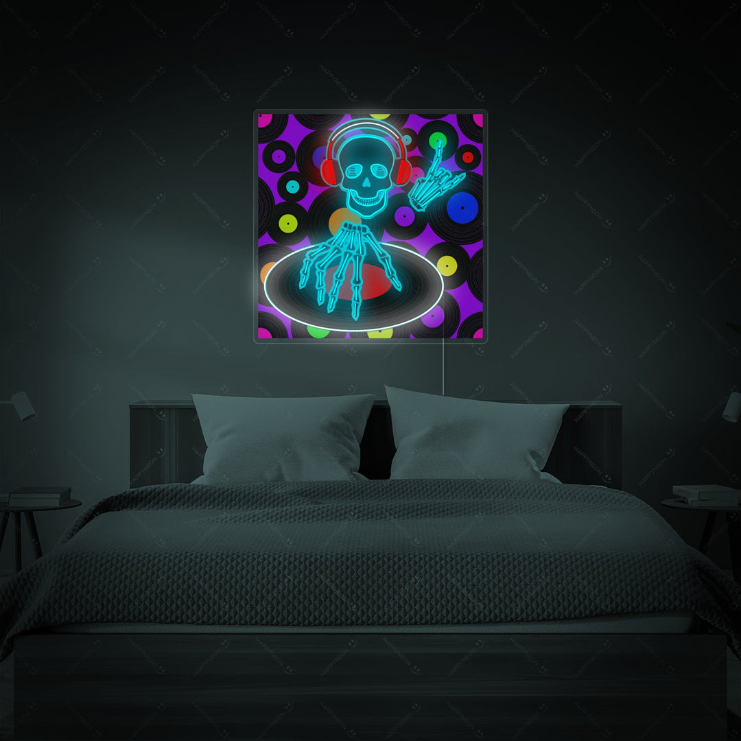 "Music Flyer" Neonskilt