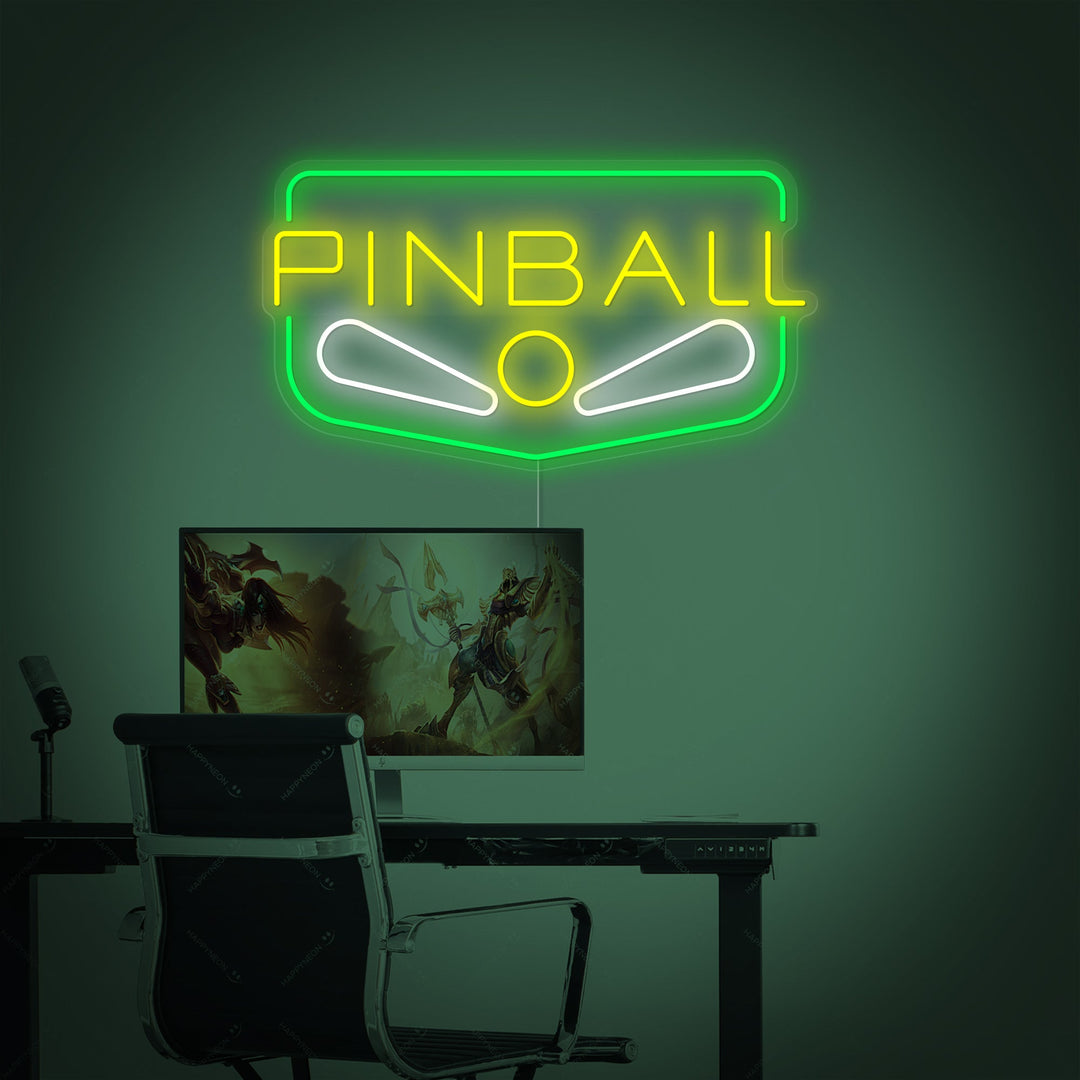"Pinball" Neonskilt