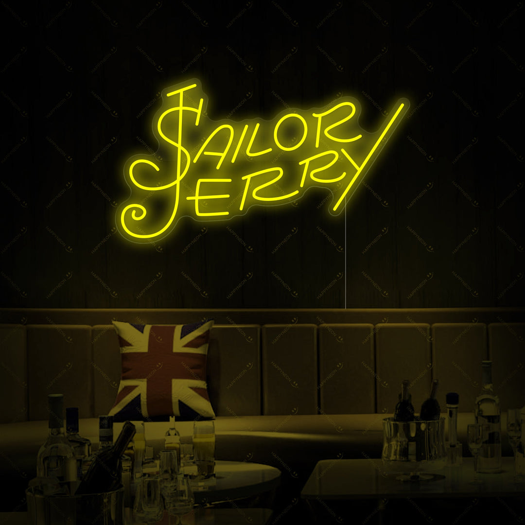 "Sailor Jerry Rum" Neonskilt