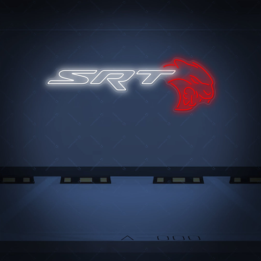 "SRT" Neonskilt