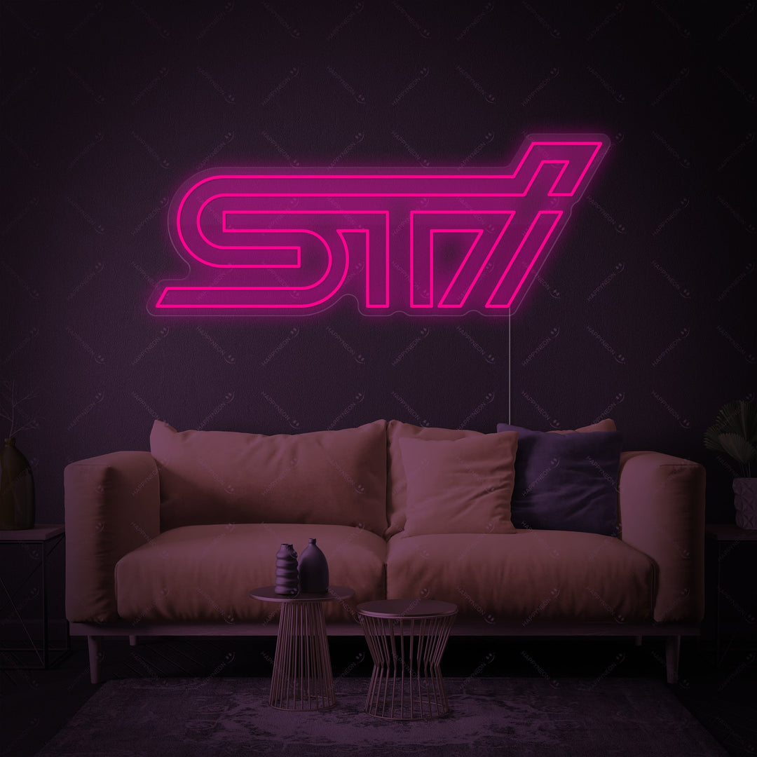 "Sti-logo" Neonskilt
