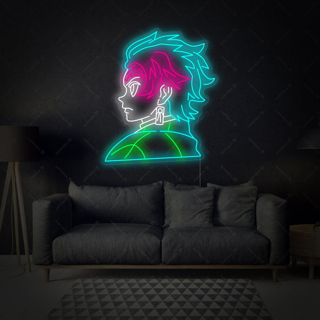"Tanjiro" Neonskilt