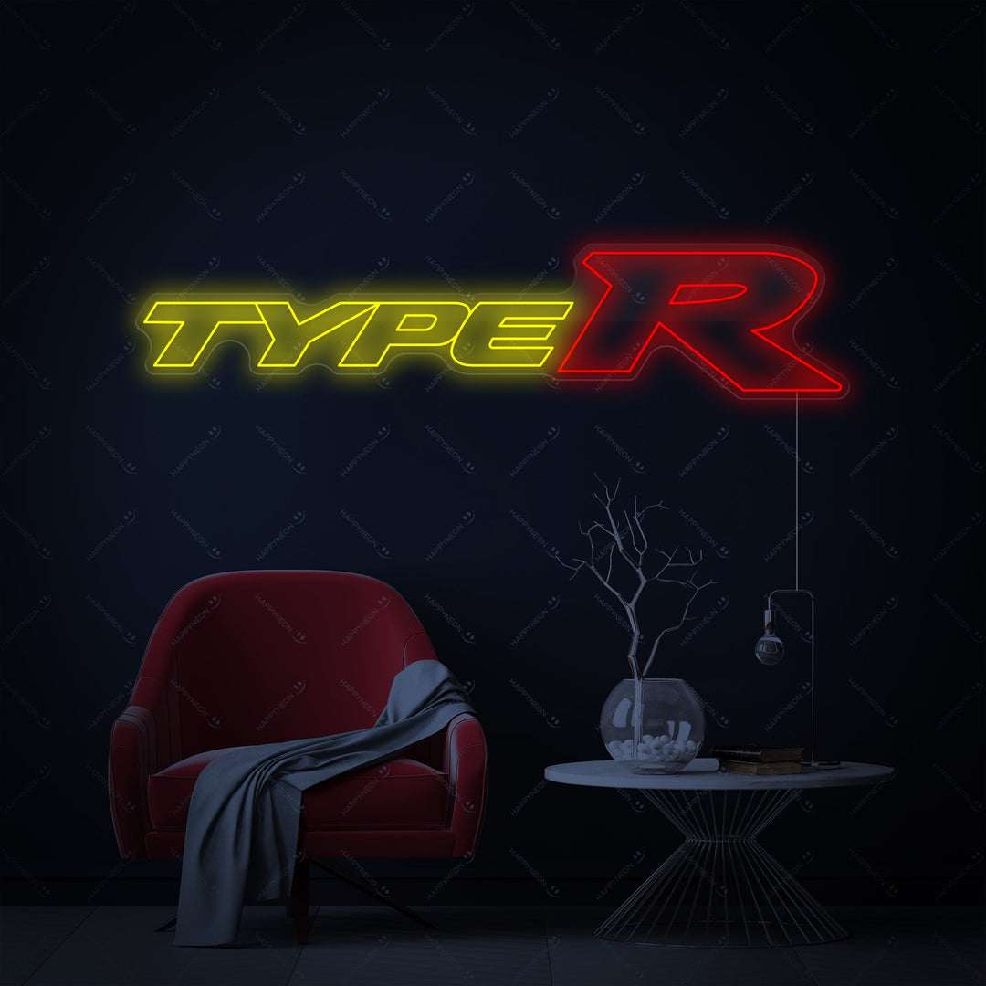 "Type R" Neonskilt