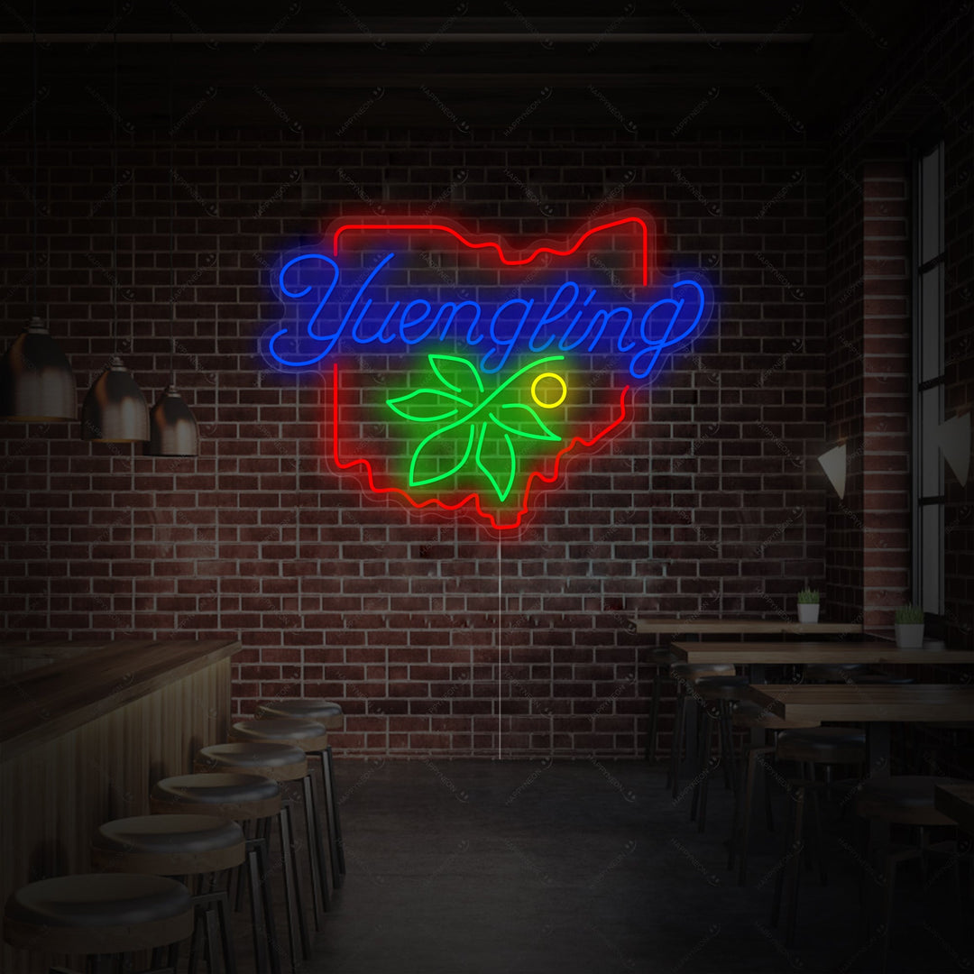 "Yuengling Ohio" Neonskilt