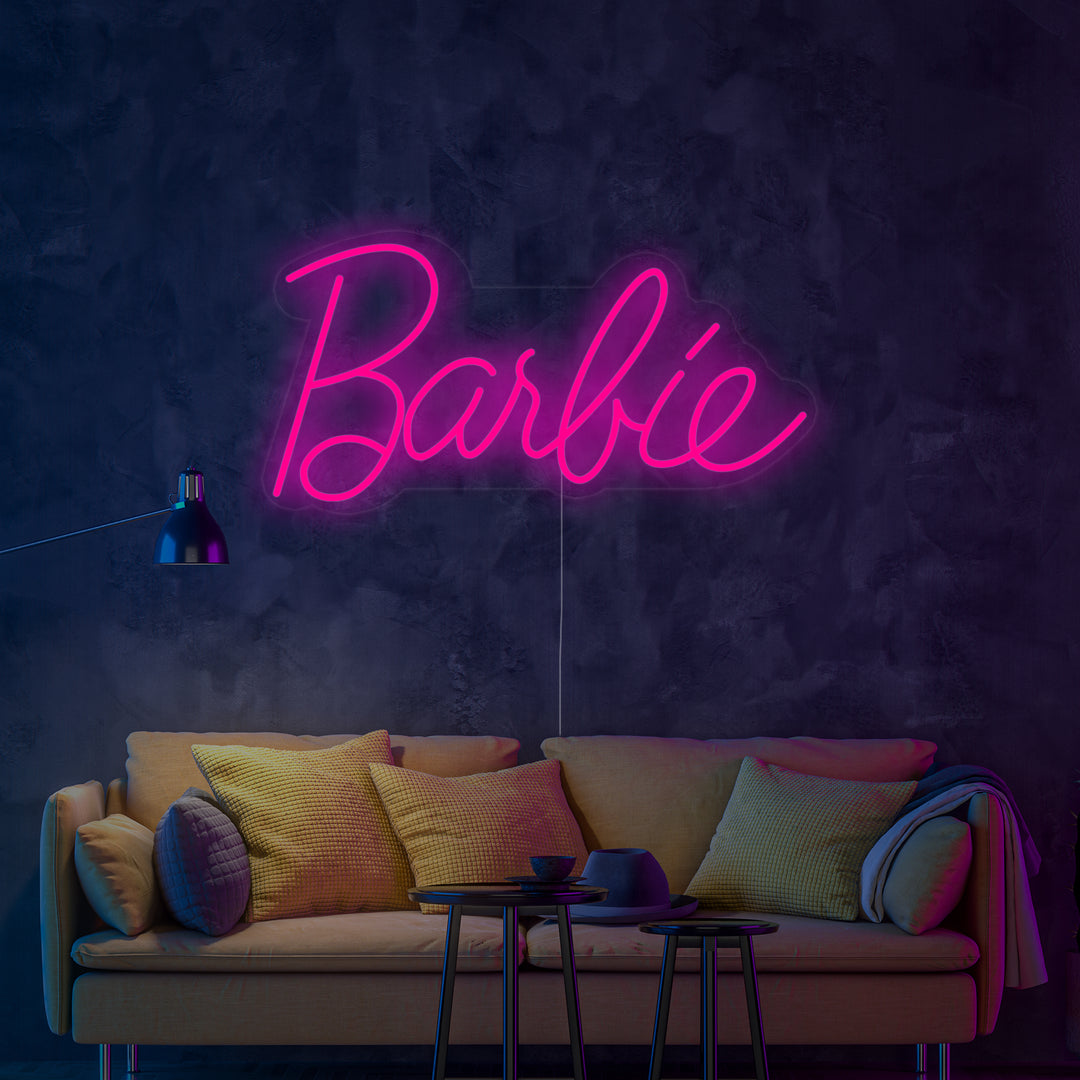"BARBIE" Neonskilt
