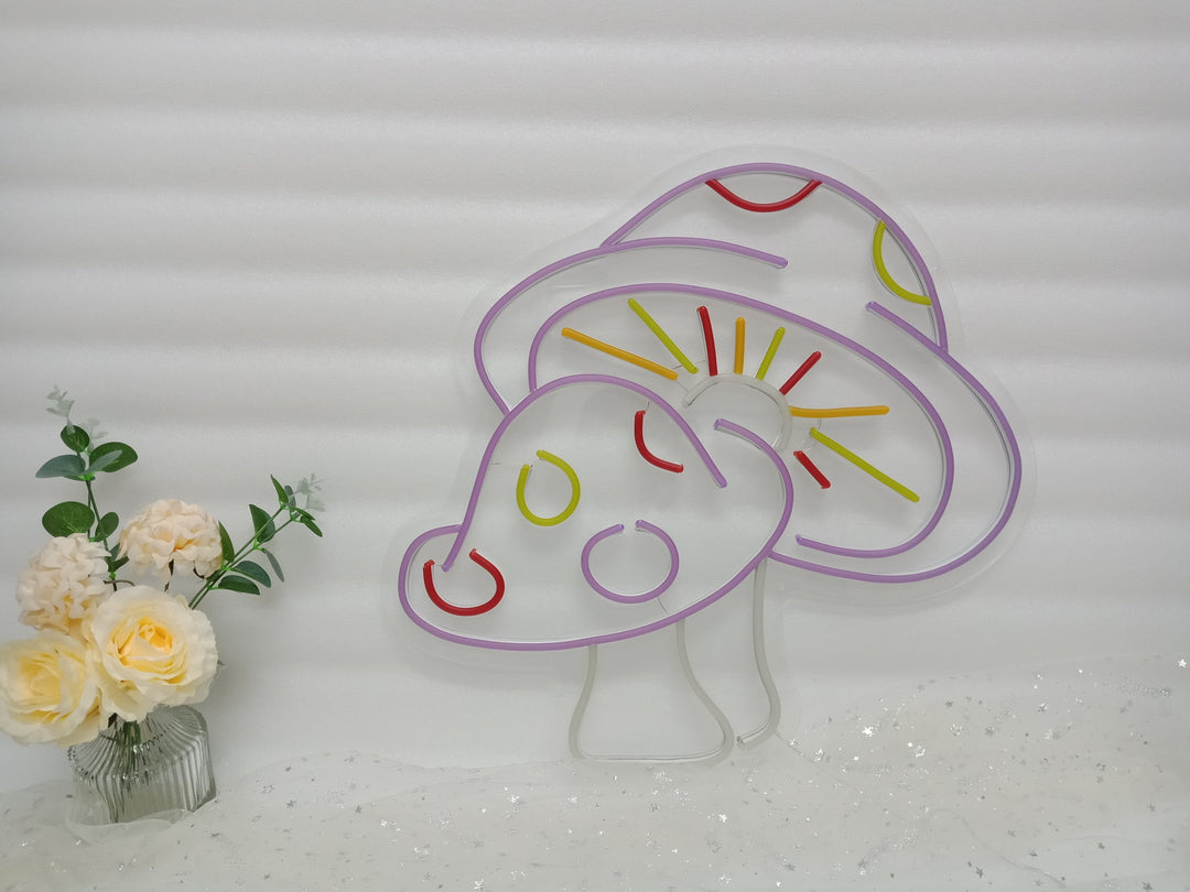 "Svamp" Neonskilt (Lagerbeholdning: 2 enheder)