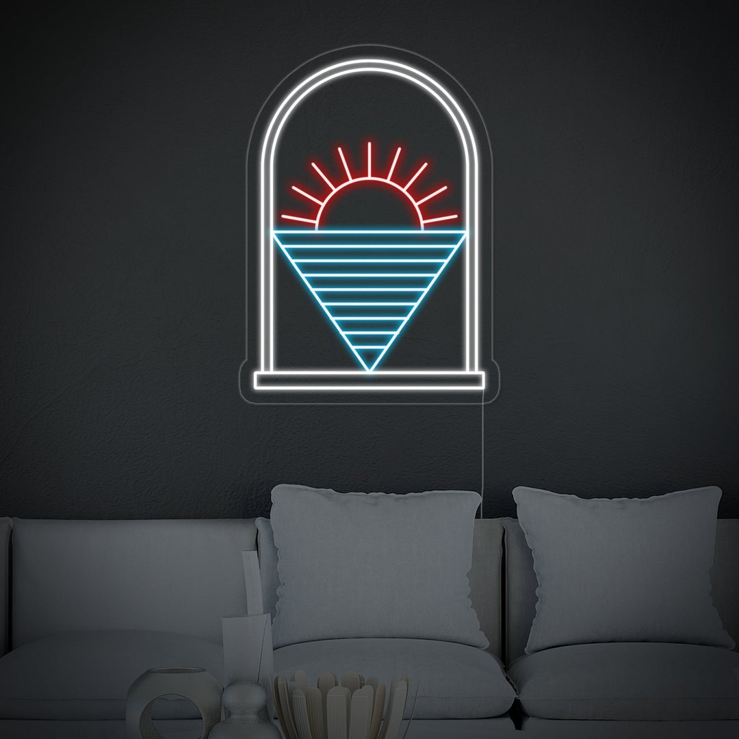 "Boheme Sol Vand" Neonskilt