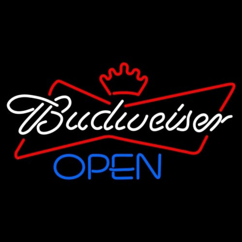"Budweiser Open" Neonskilt