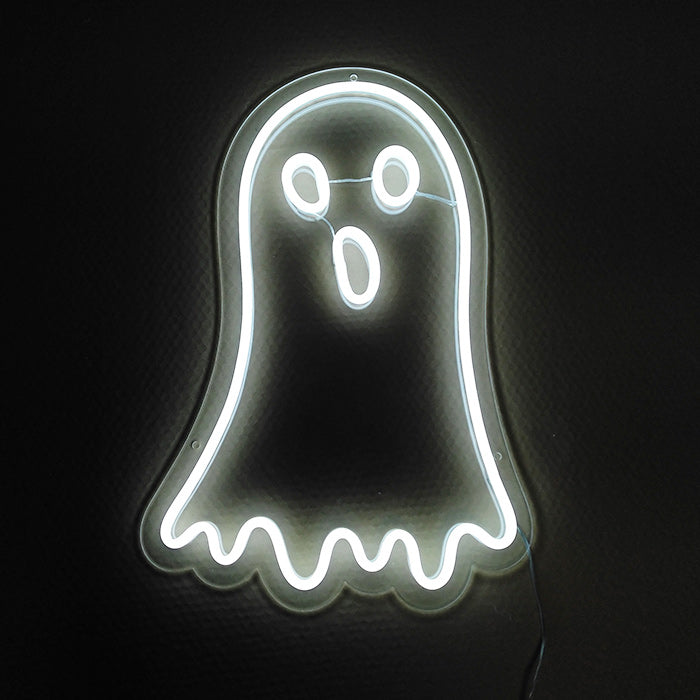 "Elementsymbol Spøgelse" Neonskilt