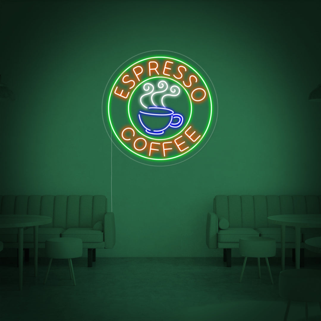 "Espresso Coffee" Neonskilt
