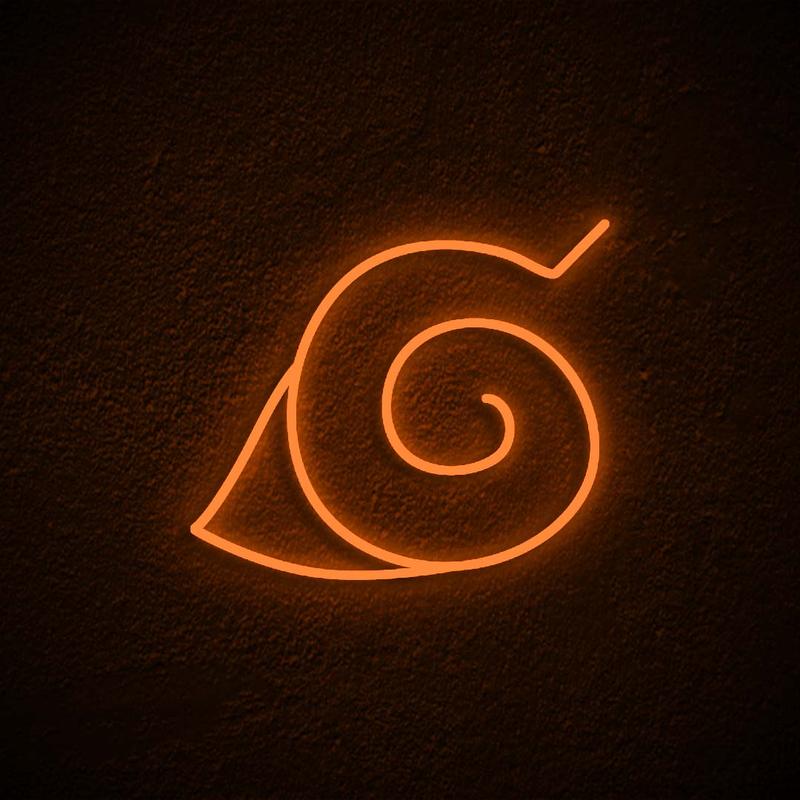 "Hidden Leaf Village Symbol" Neonskilt