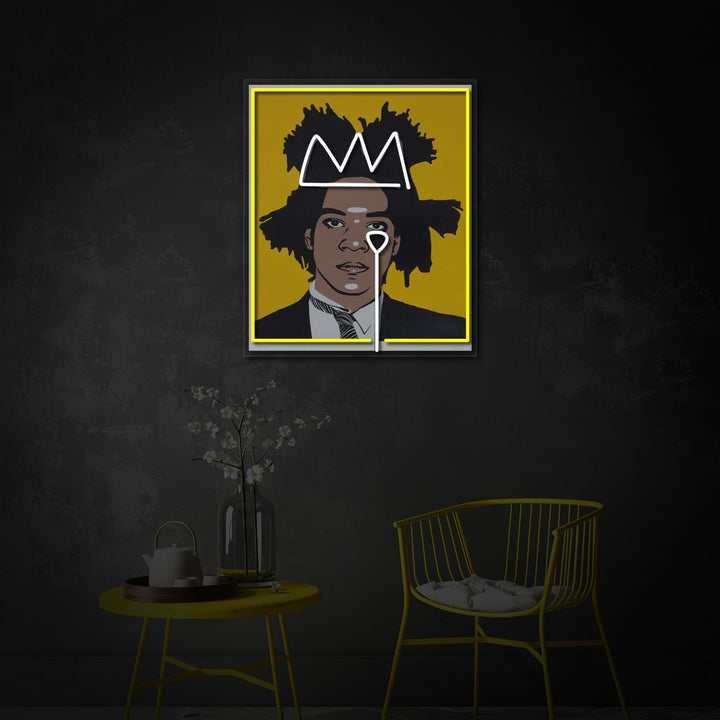 "Jean, kunstner" UV-printet LED-neonskilt