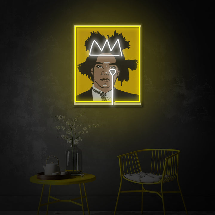 "Jean, kunstner" UV-printet LED-neonskilt