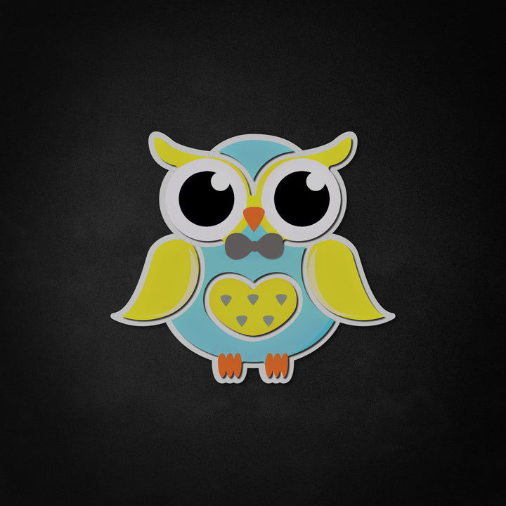 "Sløjfe Ugle" Neon Like