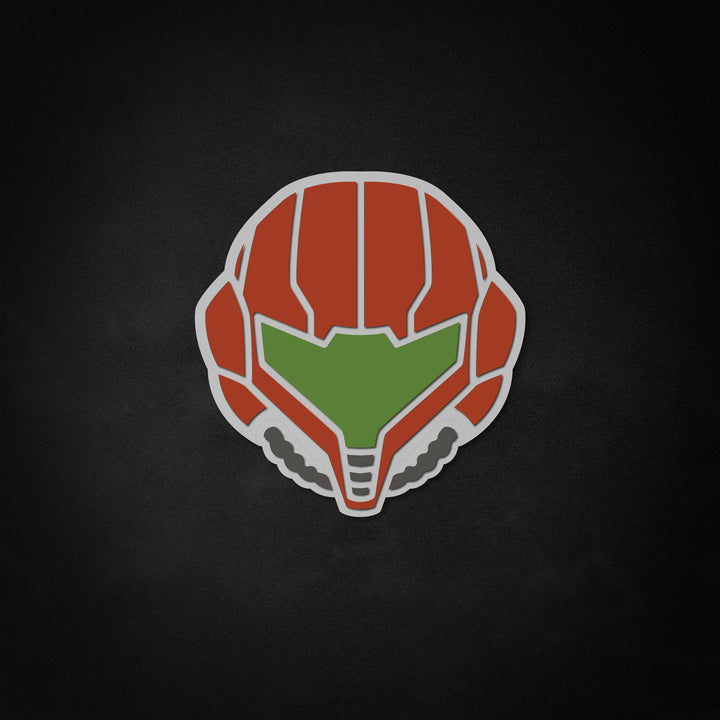 "Metroid Samus Sign" Neon Like