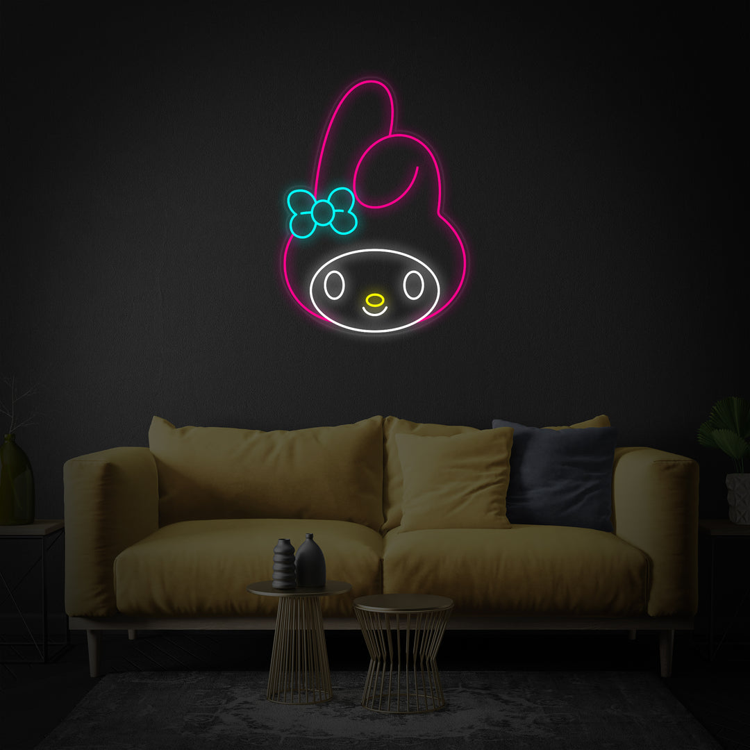 "My Melody Anime" Neonskilt