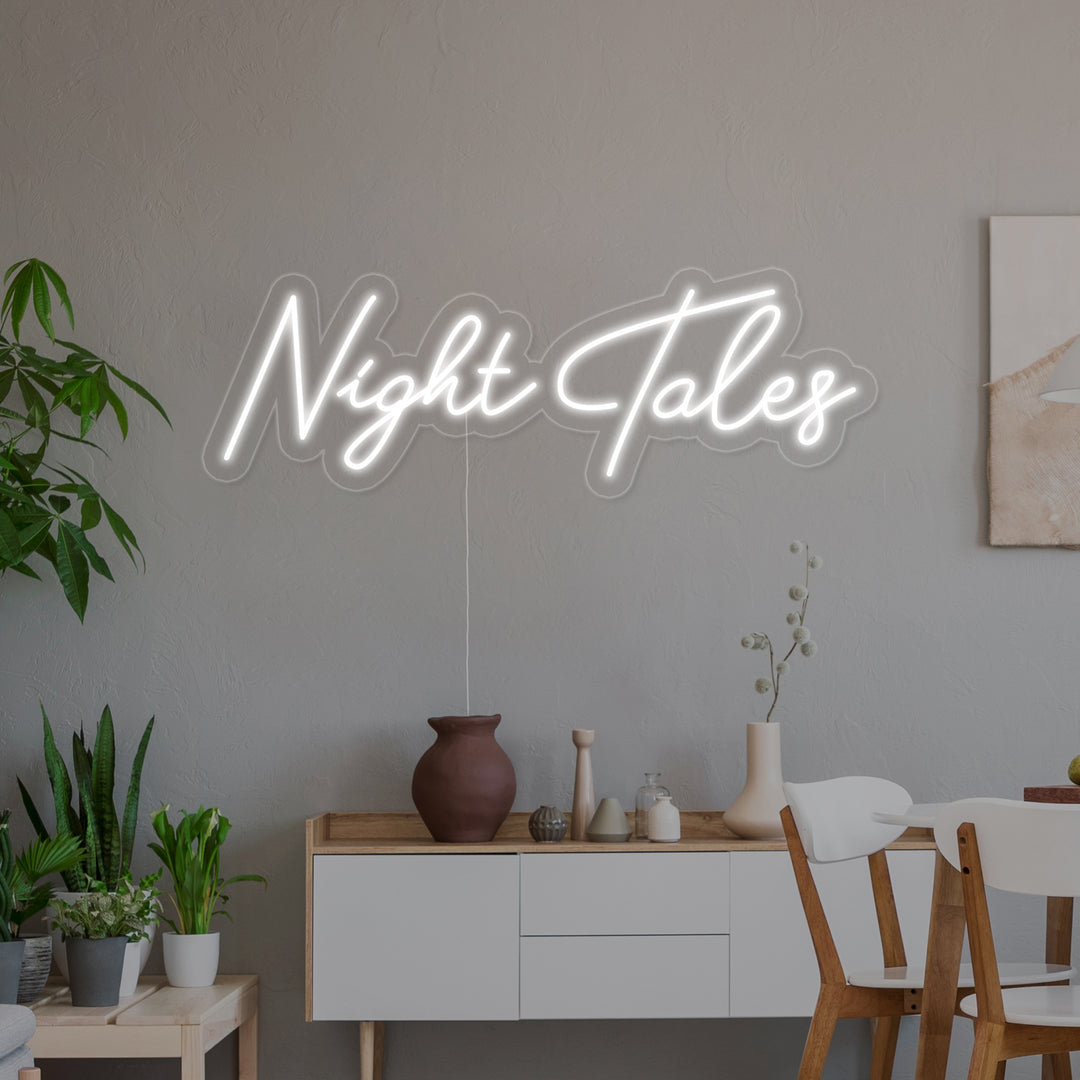 "Night Tales" Neonskilt