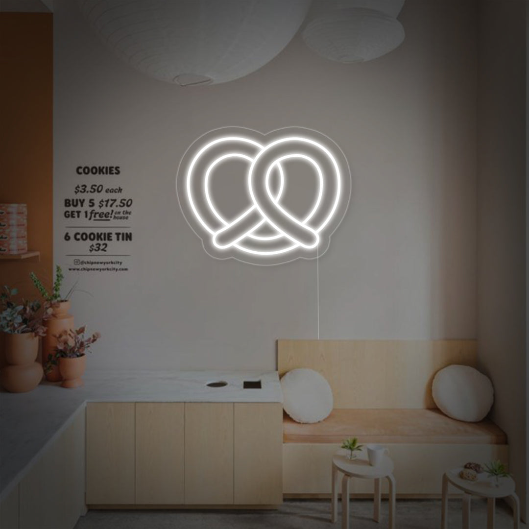 "Saltkringle" Neonskilt