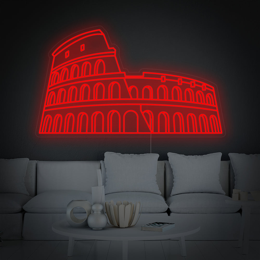 "Rome Colosseum" Neonskilt