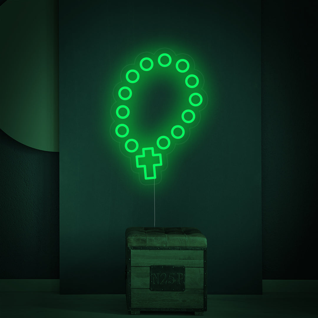 "Rosenkransperler" Neonskilt