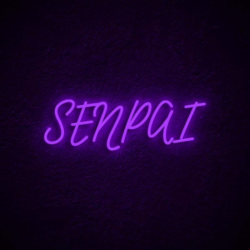"Senpai" Neonskilt