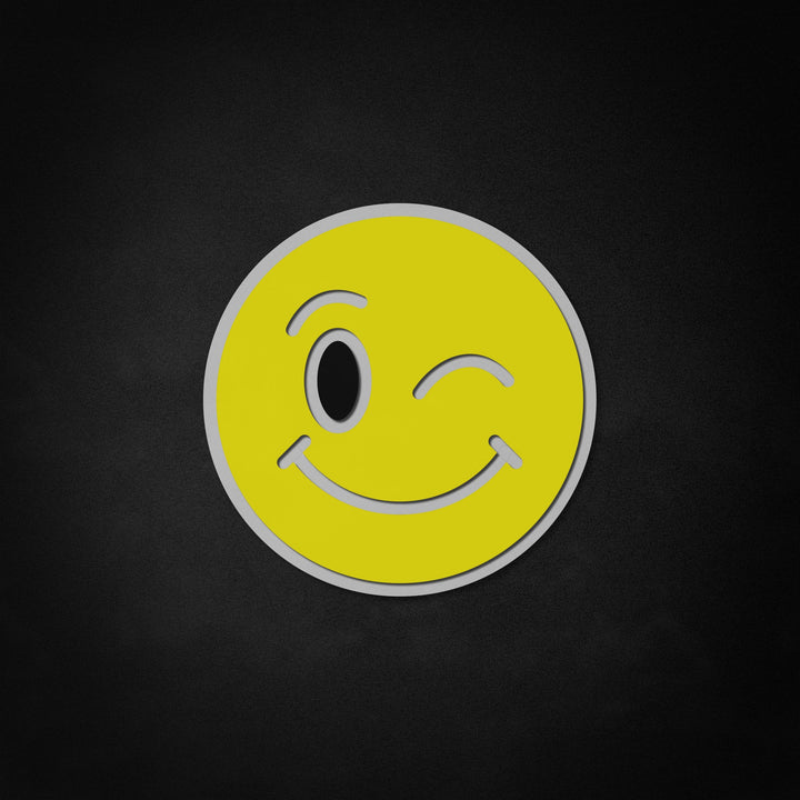 "Smil med blinkende øjne" Neon Like