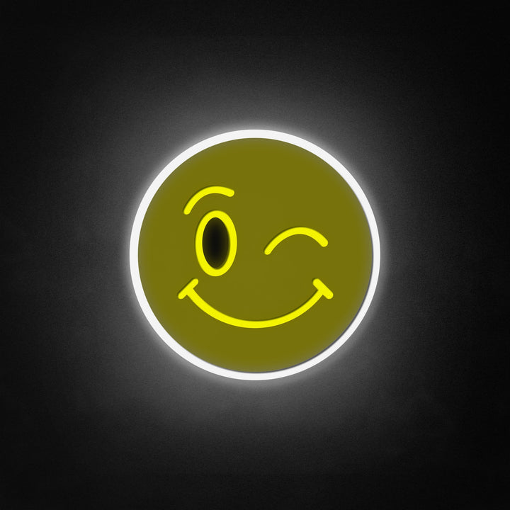 "Smil med blinkende øjne" Neon Like