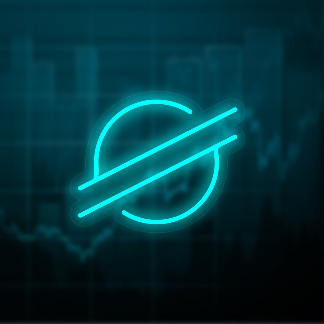 "Stellar Xlm-Logo" Neonskilt