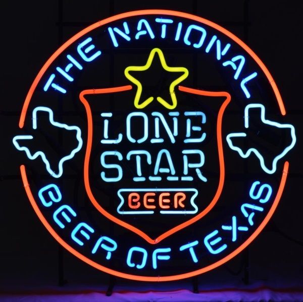 "Texas Lone Star" Neonskilt