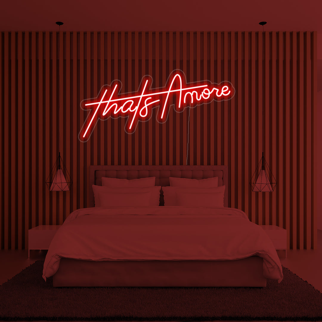 "Thats Amore" Neonskilt