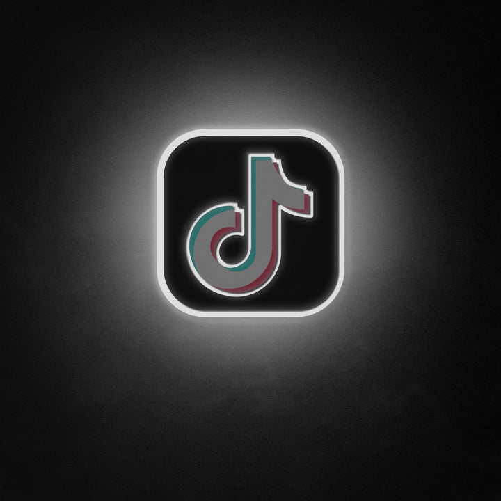 "Tiktok logo" Neon Like