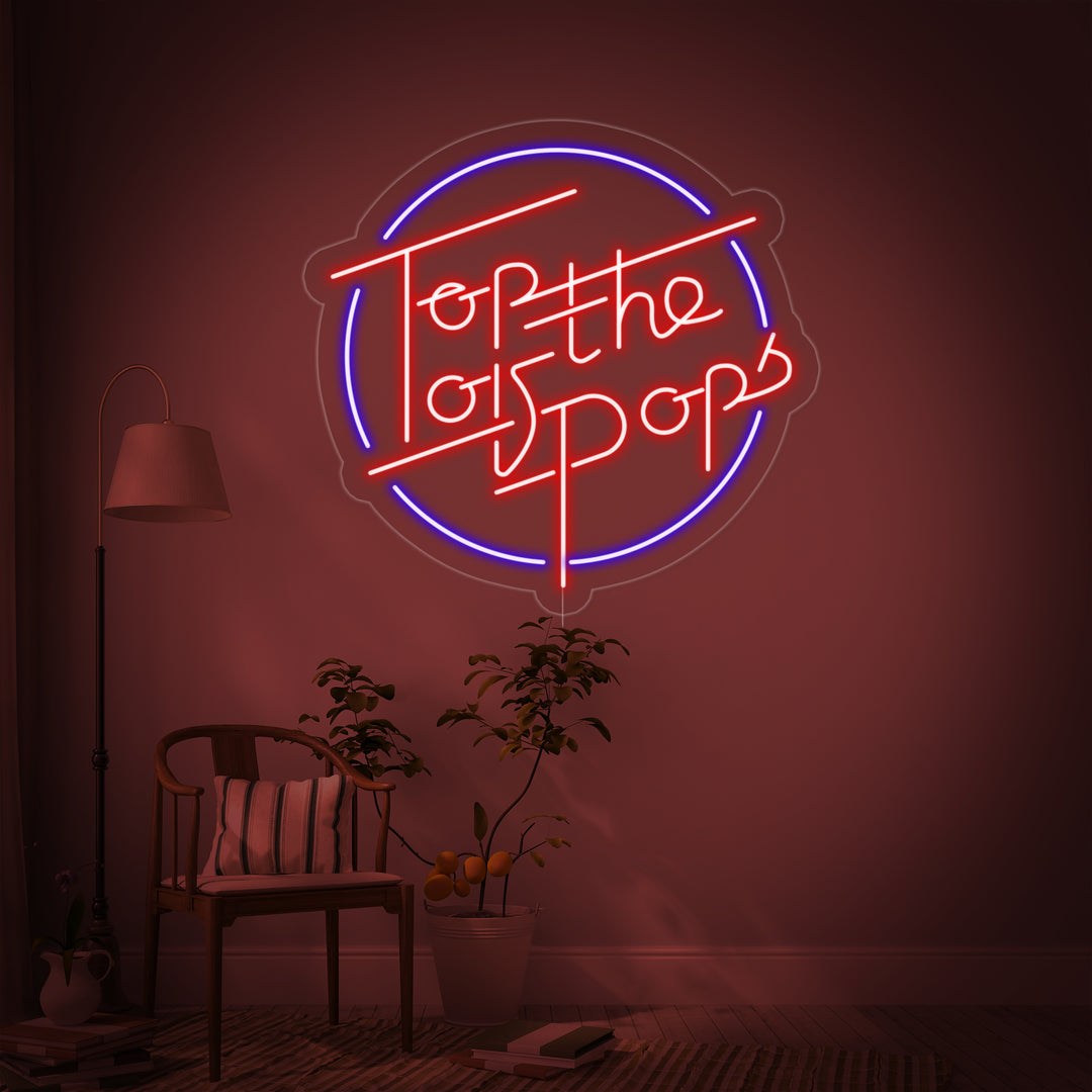 "Top of The Pops" Neonskilt