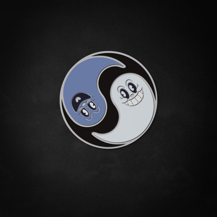 "Yinyang spøgelser" Neon Like