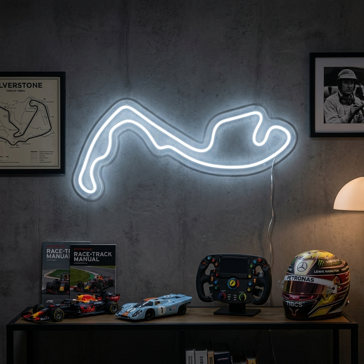 "Monaco F1 Track" Neonskilt